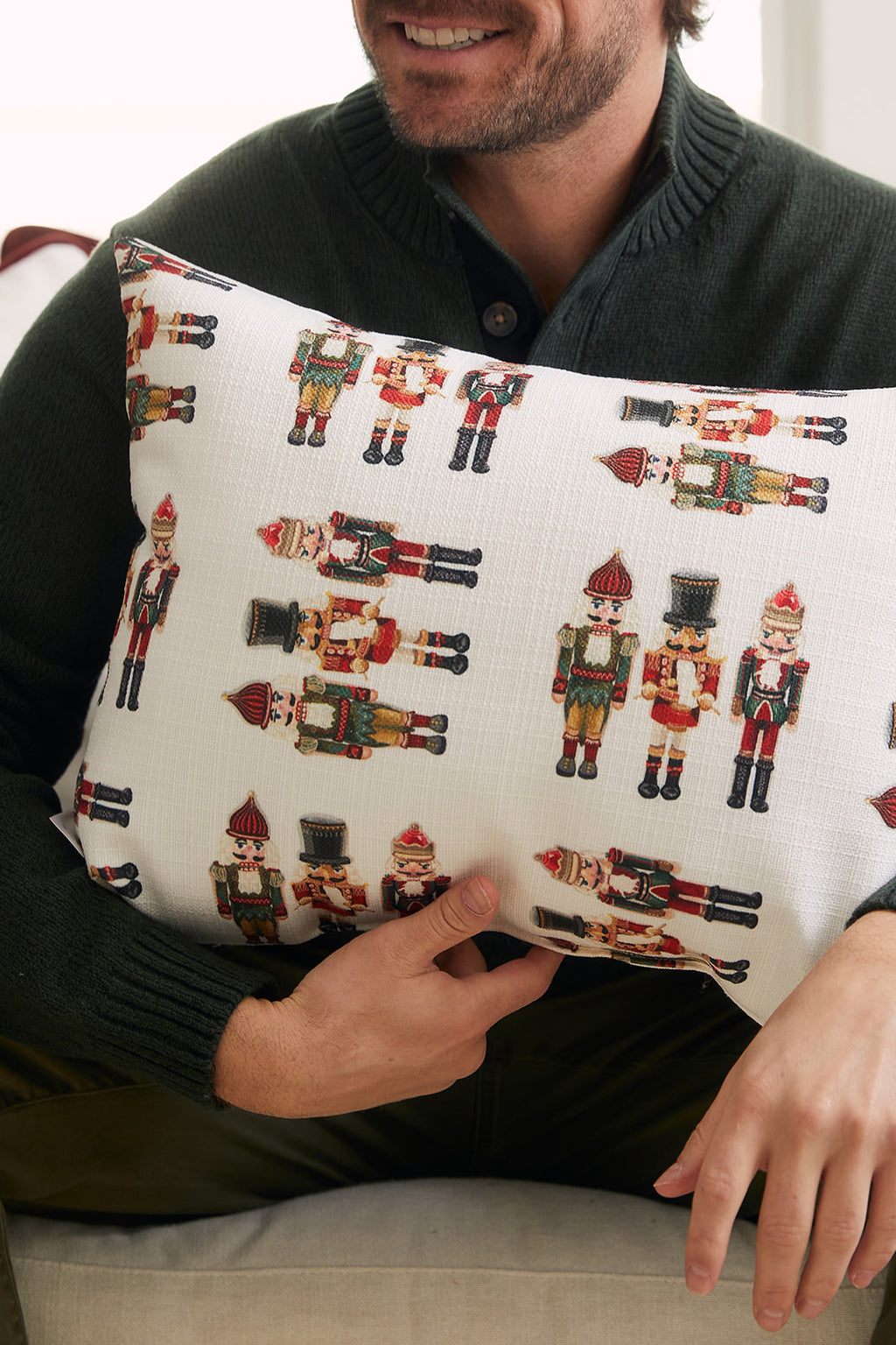 Nutcracker Holiday Lumbar Pillow