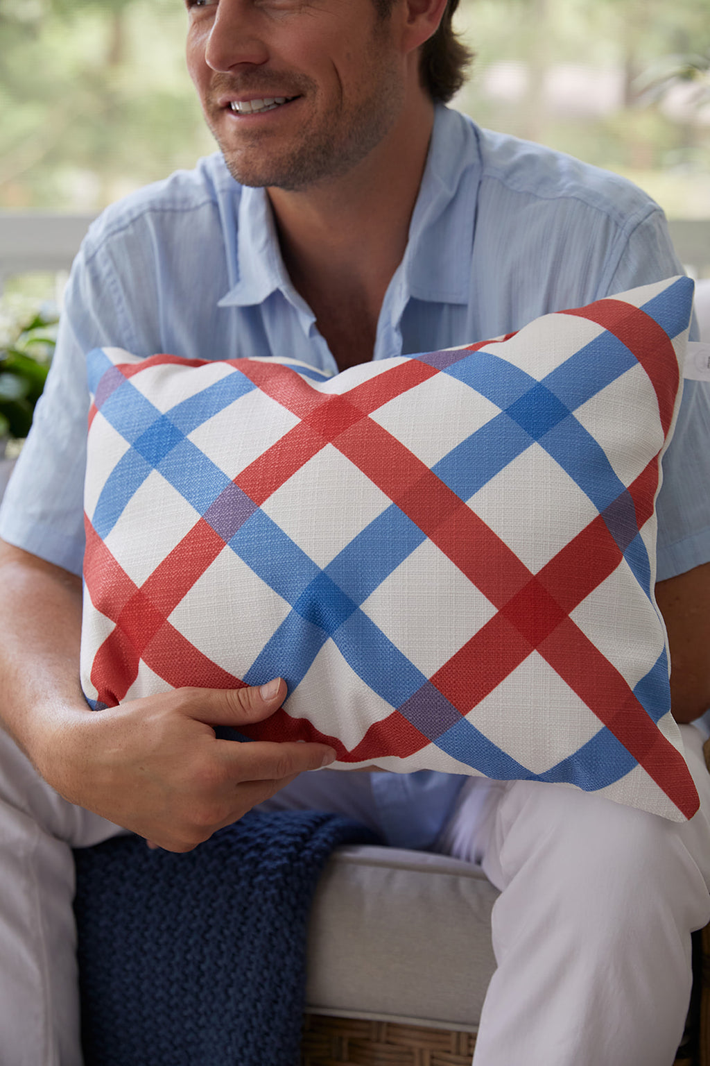 Americana Banner Lumbar Pillow