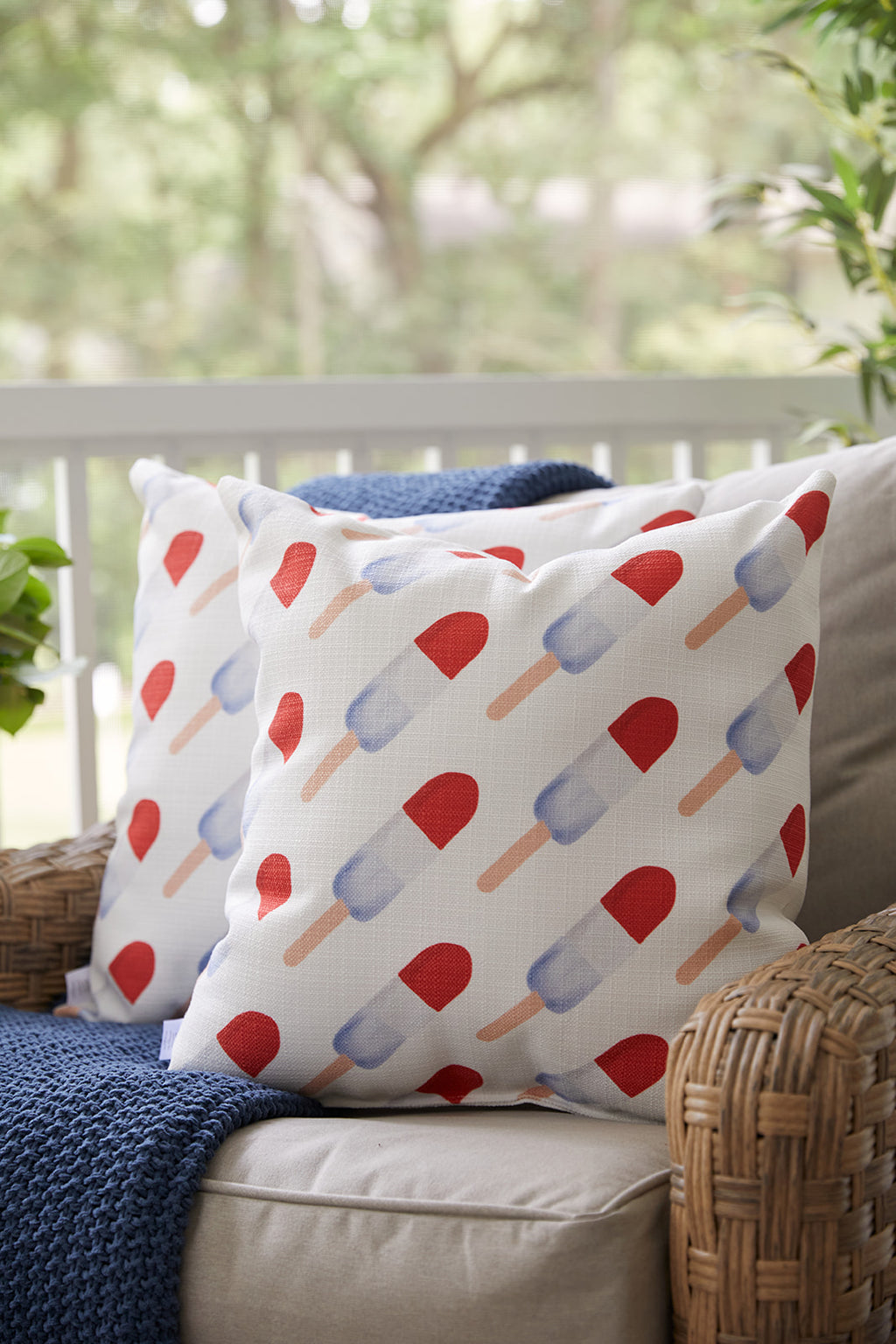 Americana Popsicles Pillow