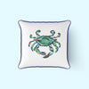 Outdoor King Crab Pillow with Navy