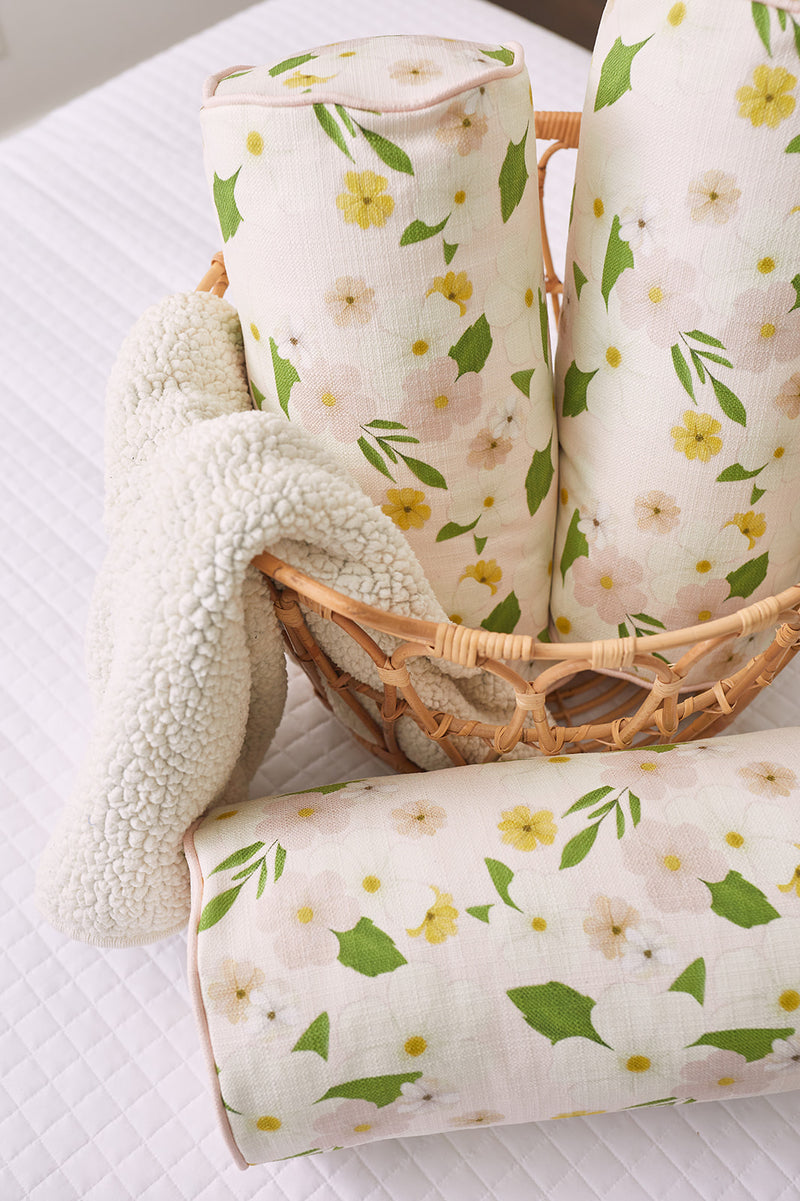 Patterned bolster new arrivals pillow case