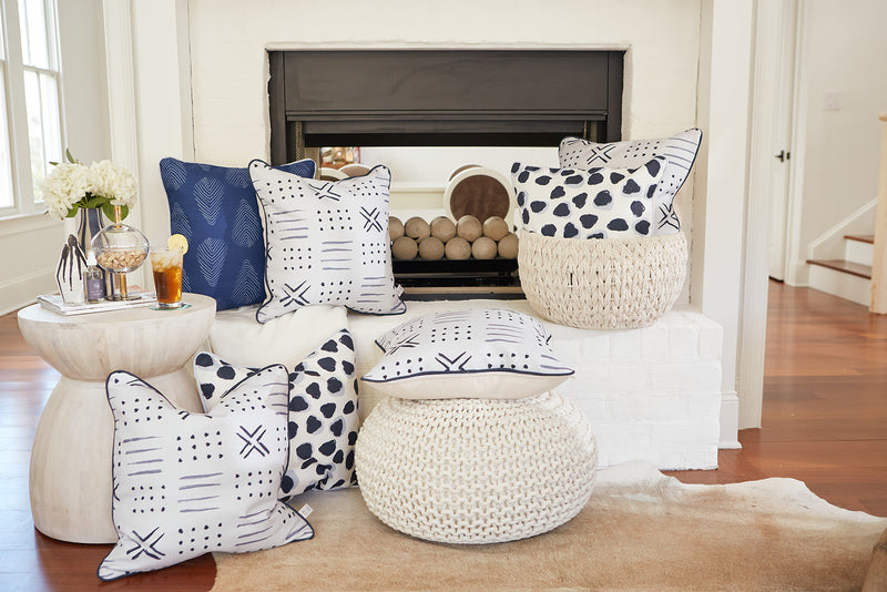 Mudcloth throw pillows cheap