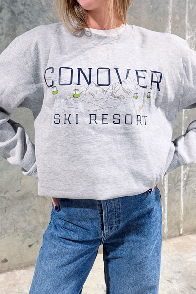 Conover Ski Resort Crewneck Sweatshirt – Sewing Down South