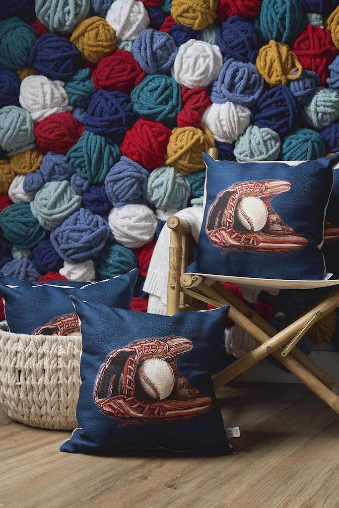 *SEW NEW* Americana Baseball Glove Pillow