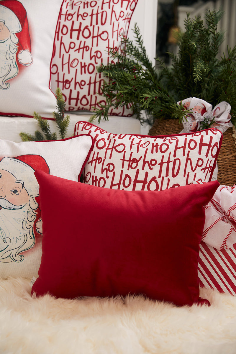 Ho Ho Ho Lumbar Pillow