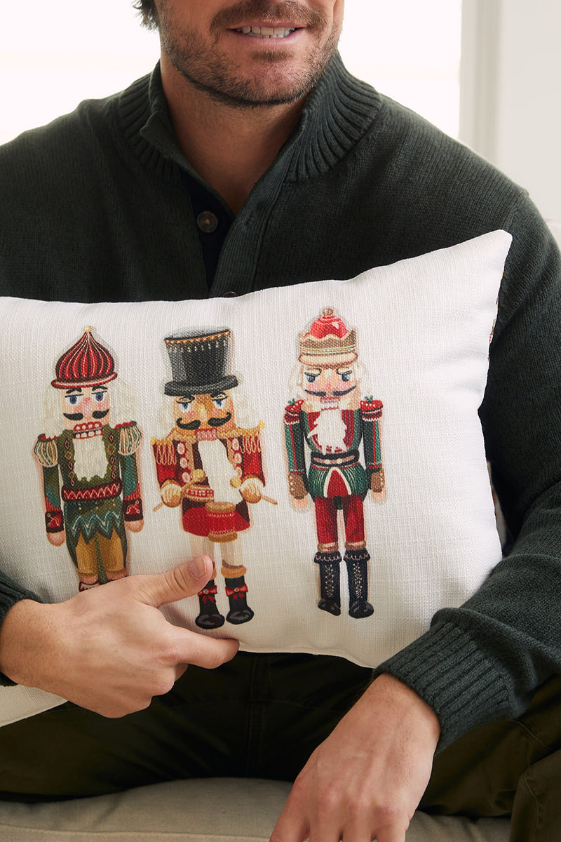 Nutcracker Holiday Lumbar Pillow