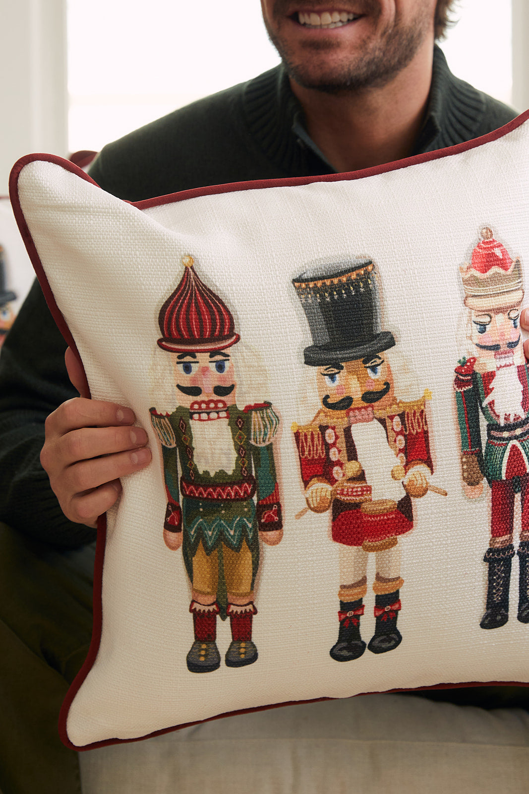 Nutcracker cushion store