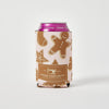 Pink Gingerbread Koozie, 4 PACK (Skinny or Standard)