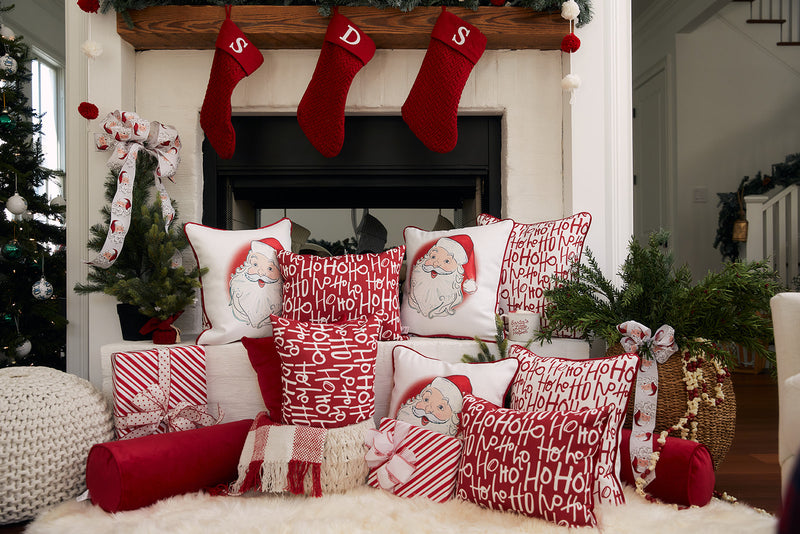 Ho Ho Ho Lumbar Pillow