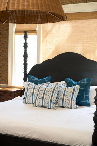 Americana Collection pillows on display.