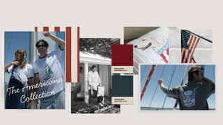 Americana Collection merch on display.