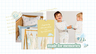 Made for Memories: Inspired by little adventures and big imaginations, Little Explorers

Young boys playing in new Sewing Down South pajamas, matching pillows on display.