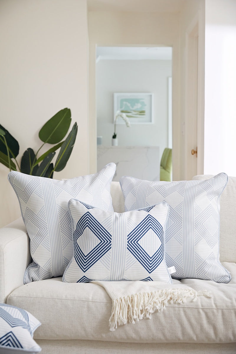 Modern Collection: Mod Geo Diamond Lumbar in Light Blue Pillow – Sewing  Down South