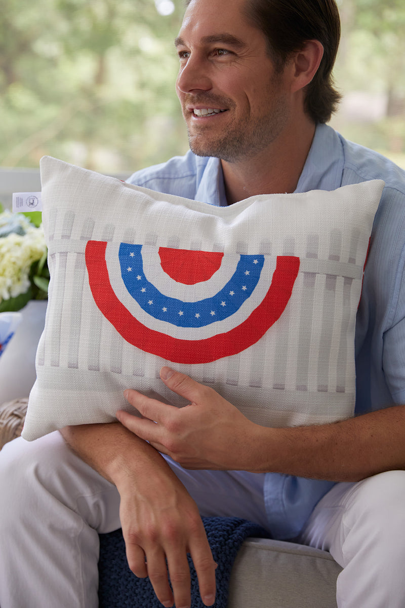 Americana Banner Lumbar Pillow