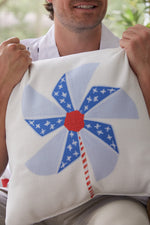 Americana Pinwheels Pillow