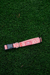 DOG BUNDLE: Pink Geometric Leash + Collar