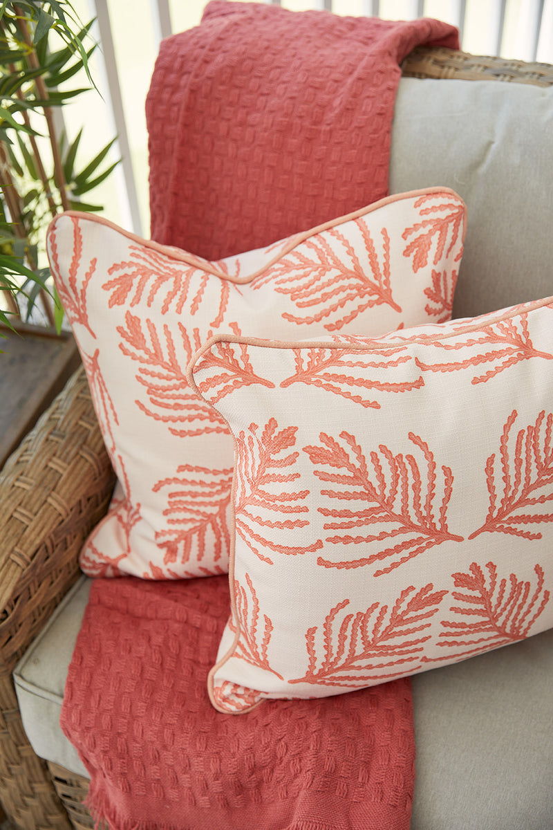 Pink Ferns Pillow