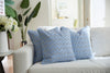 Bel Air Blue Chevron Ropes Pillow