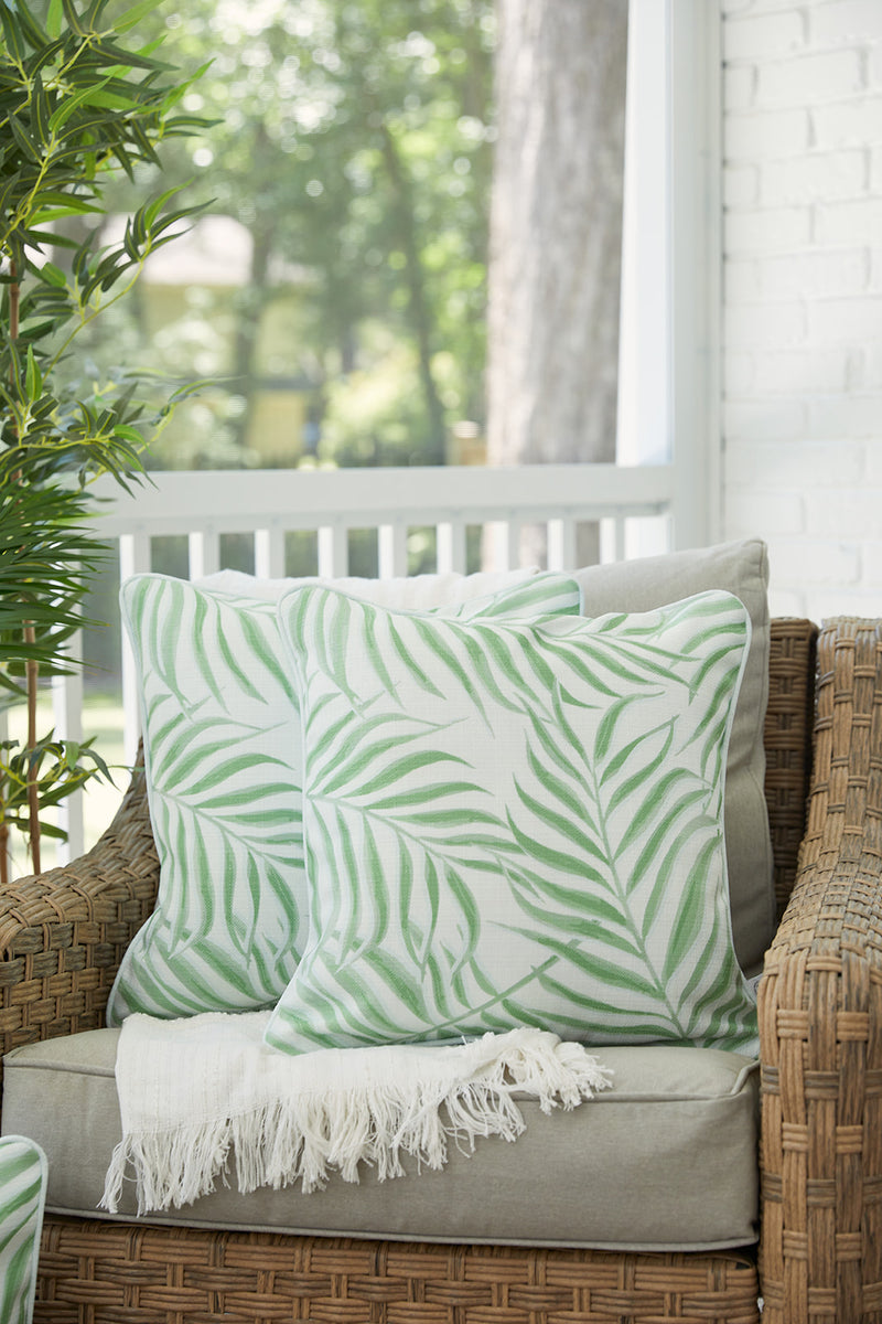 Coastal Leaves Pillow