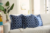 Navy Rope Rounds Pillow