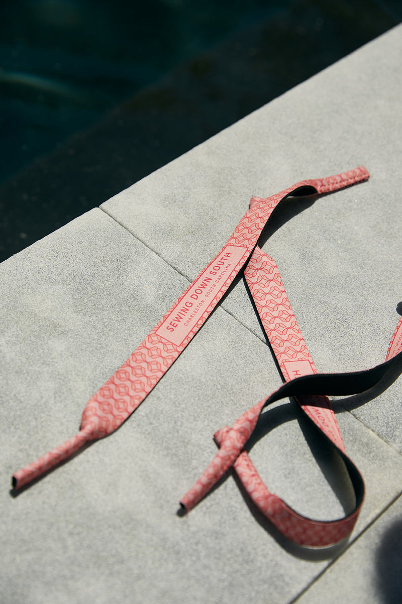 Pink Geometric Sunglass Strap