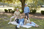 SDS Collegiate Embroidered Picnic Blanket with Tassels