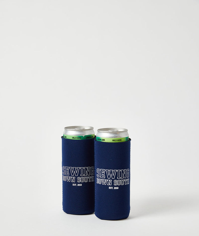 SDS Navy Collegiate Koozie, 4 Pack (Standard or Skinny)