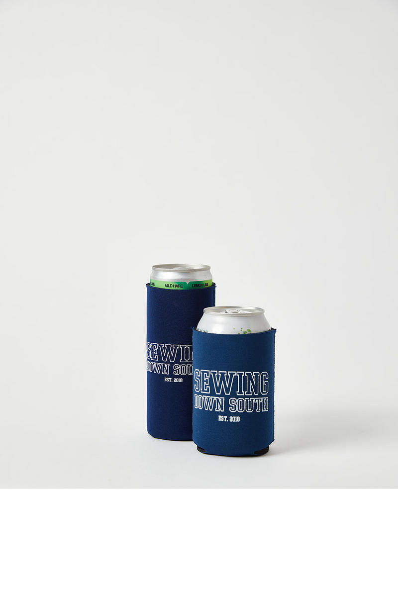 SDS Navy Collegiate Koozie, 4 Pack (Standard or Skinny)