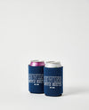 SDS Navy Collegiate Koozie, 4 Pack (Standard or Skinny)