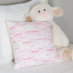 Sea of Pink Minnows Pillow