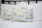 Wheels on the Bus Lumbar Pillow