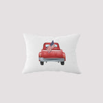 Americana Vintage Truck Lumbar Pillow