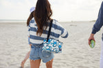Vintage Distressed SDS Striped Ladies Fleece Hoodie
