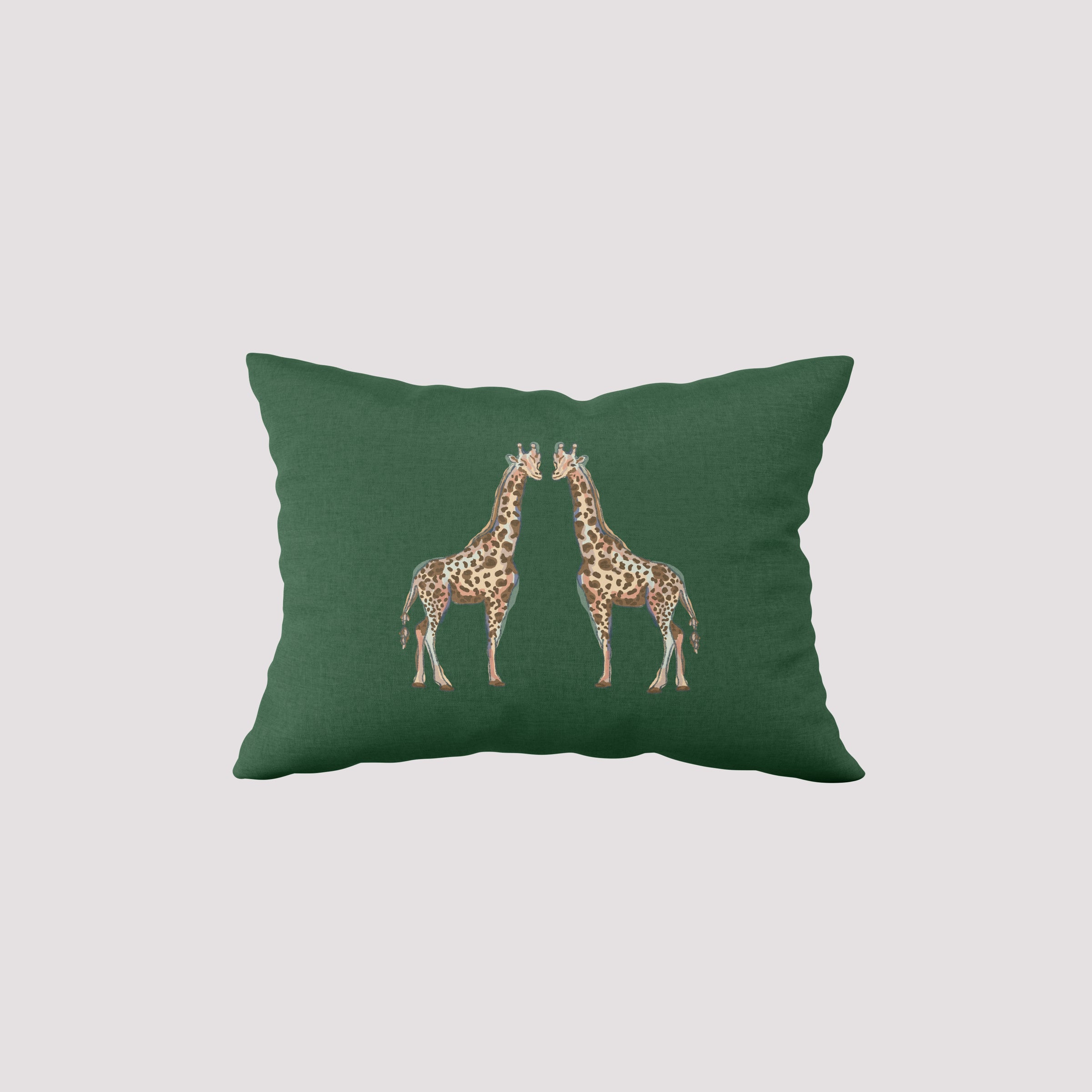 Giraffes on Grass Lumbar Pillow – Sewing Down South