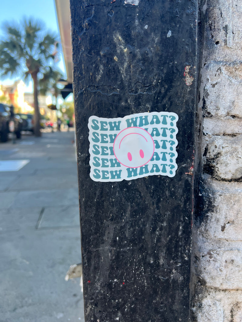 Sew What Sticker