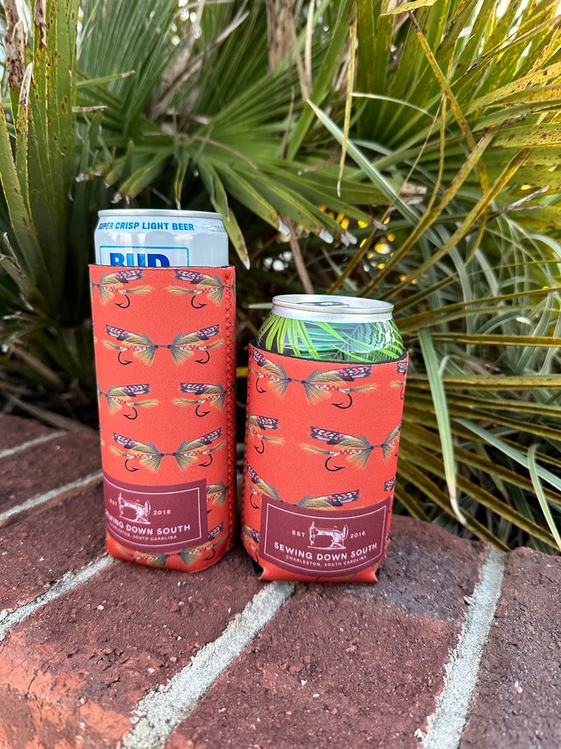 Fly Fish Koozie, 4 PACK (Standard or Skinny)