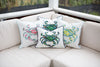 Outdoor King Crab Pillow with Navy