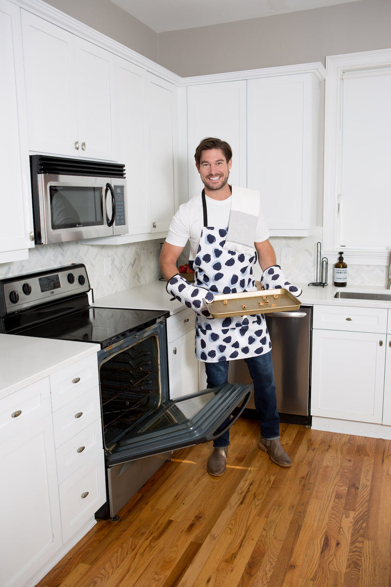 Abstract Polka Dot Apron