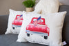 Americana Vintage Truck Lumbar Pillow