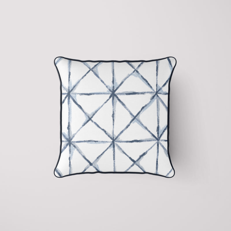 Modern Collection: Navy Grid Pillow