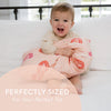 Toddler Sleeping Bundle: Organic Pillow + Blue Rainbows Case