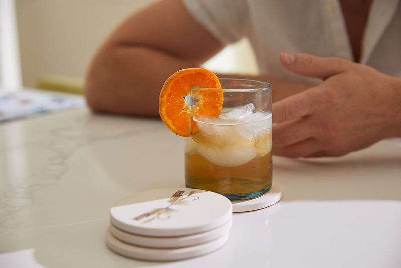 Fly Fish Coaster Set