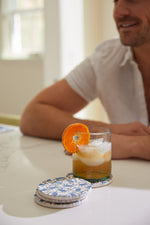 Blue Crab Craze Coaster Set
