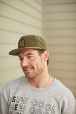 Sew Cool Olive Rope Cap
