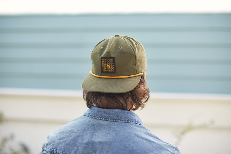 Sew Cool Olive Rope Cap