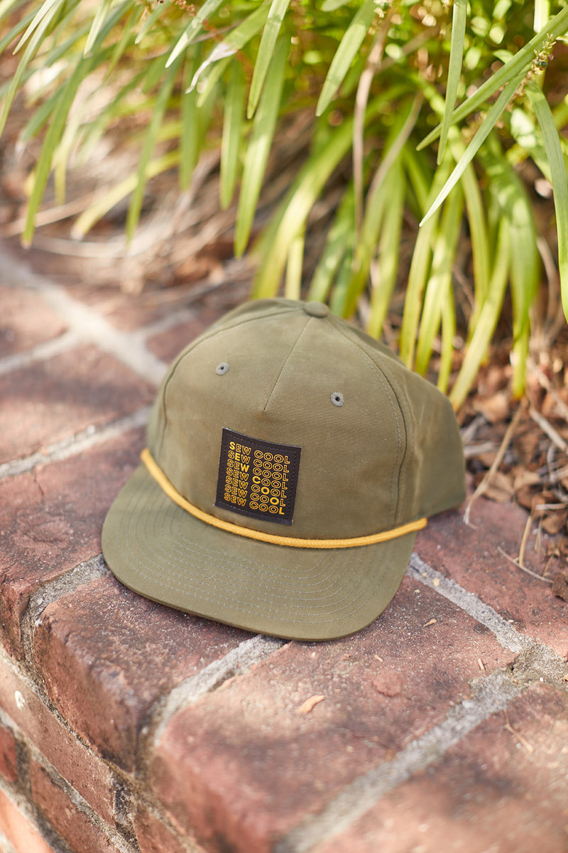 Sew Cool Olive Rope Cap