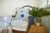 Modern Collection: Navy Medallion Lumbar Pillow