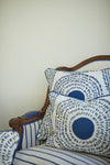 Modern Collection: Navy Medallion Lumbar Pillow