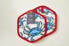 Crab Craze Kitchen Towel Set, Pot Holder + Spatula