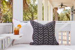 Modern Outdoor: Black Arrows Pillow